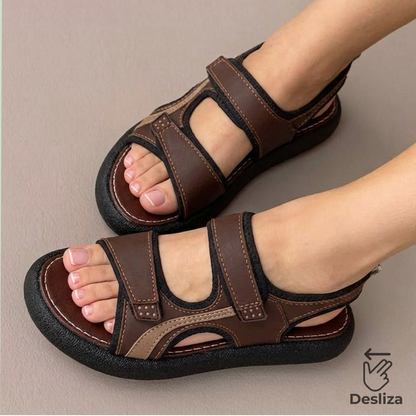 Sandalias Arizona en Cuero para dama