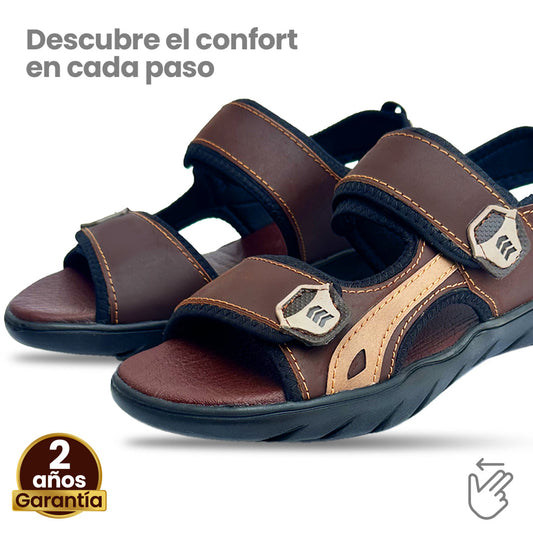 Sandalias unisex 100% en cuero