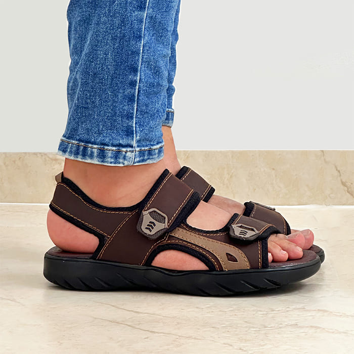 Sandalias unisex 100% en cuero