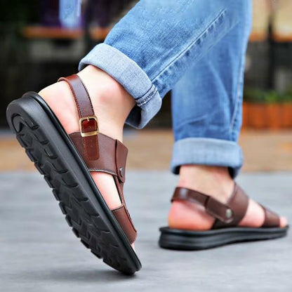 Sandalias en cuero 100% garantizado✅
